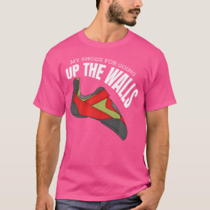 Bouldering und Rock Climbing bei Up The Wall T-Shirt