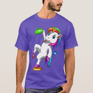 Bouldering und Rock Climbing Unicorn Premium T-Shirt