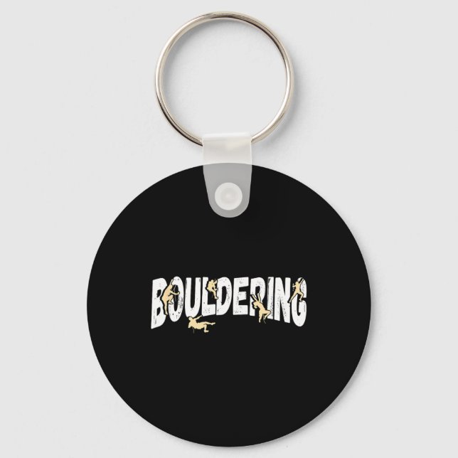 Boulderklettern  schlüsselanhänger (Vorderseite)