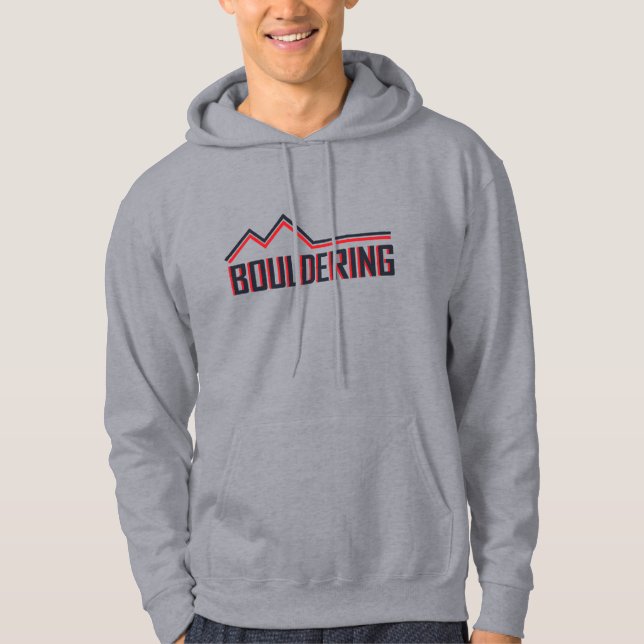 Boulderliebhaber  hoodie (Vorderseite)