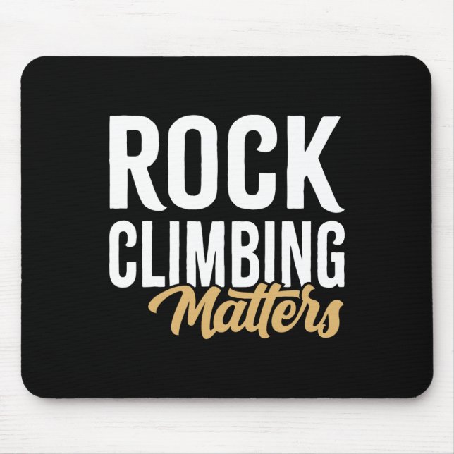 Boulderprobleme Vintage Boulderer  Mousepad (Vorne)