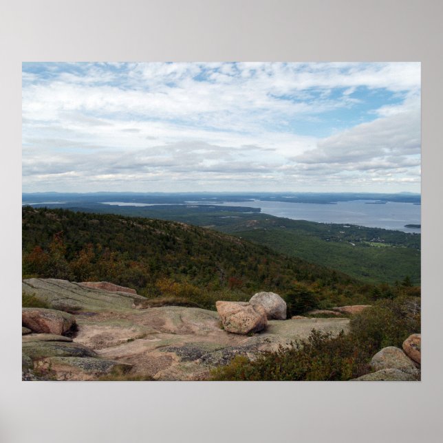 Boulders auf dem Cadillac Mountain Poster (Vorne)