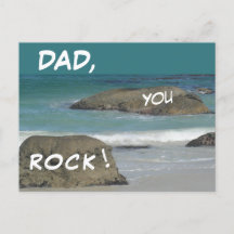 Boulders Beach - VATER You ROCK - Postkarte