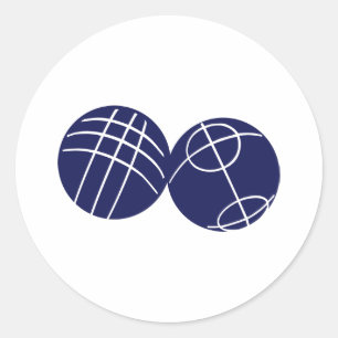 Boule-Boule-Boule Runder Aufkleber