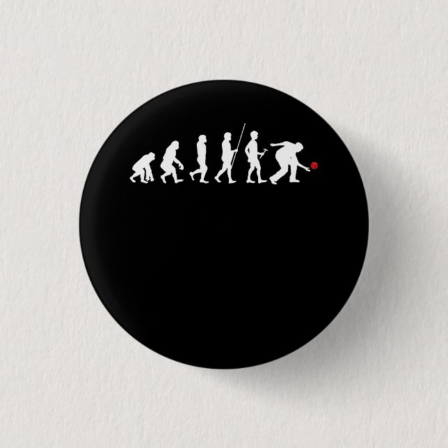 Boule Evolution Ideal Petanque Boccia Bocce Sport Button (Vorderseite)