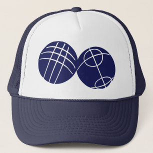 Boule petanque truckerkappe