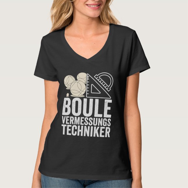Boule survey technician motif T-Shirt (Vorderseite)