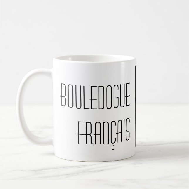 Bouledogue Français Kaffeetasse (Links)