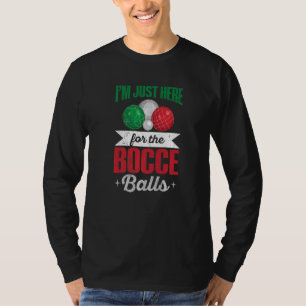 Boules Bocce-Ball-Angebot für einen italienischen T-Shirt