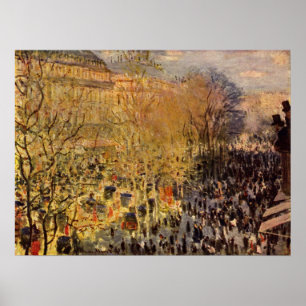Boulevard-DES Capucines durch Claude Monet, schöne Poster