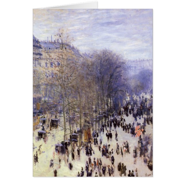 Boulevard des Capucines von Claude Monet (Vorne)