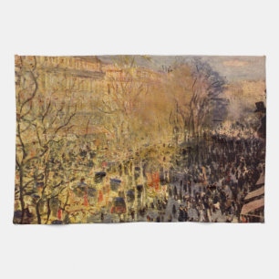 Boulevard des Capucines von Claude Monet, Fine Art Handtuch