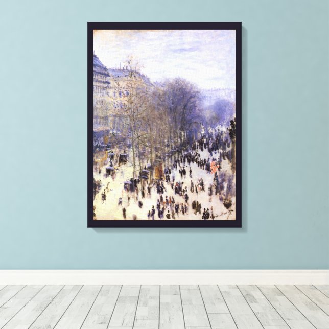 Boulevard des Capucines von Claude Monet Leinwanddruck (Insitu (Holzboden))
