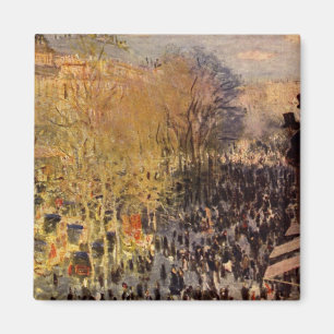 Boulevard des Capucines von Claude Monet Magnet