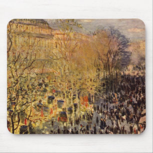 Boulevard des Capucines von Claude Monet Mousepad