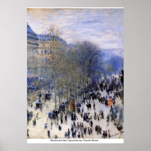 Boulevard des Capucines von Claude Monet Poster