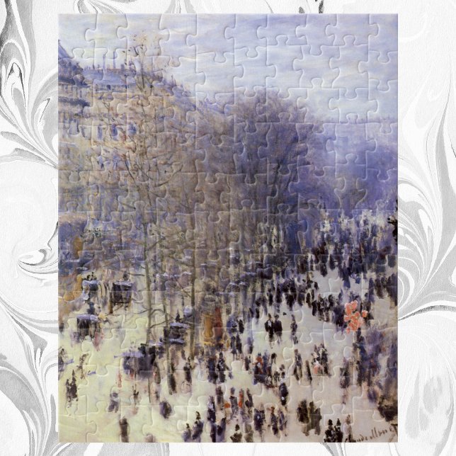 Boulevard des Capucines von Claude Monet Puzzle (Von Creator hochgeladen)