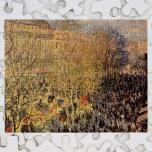 Boulevard des Capucines von Claude Monet Puzzle<br><div class="desc">Der Boulevard des Capucines (1873) von Claude Monet ist ein Vintager Impressionismus, der in warmen Herbstfarben in der schönen Kunststadt gemalt wird. Der Boulevard des Capucines ist einer der vier "Großen Boulevards" in Paris, einer Kette von Boulevards, die von Ost nach West verläuft, zu der auch der Boulevard de la...</div>