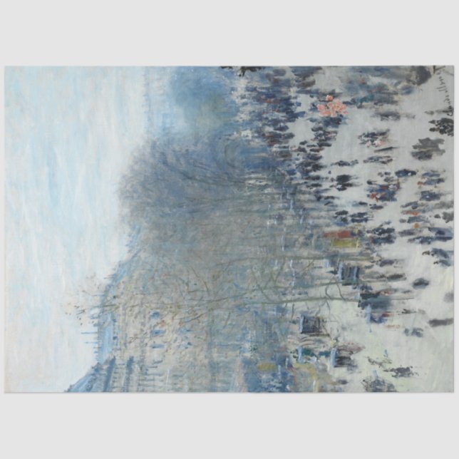Boulevard des Capucines von Claude Monet Seidenpapier (Vorderseite)
