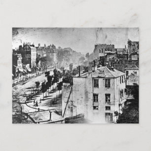 Boulevard du Temple Paris Frankreich 1838 Postkarte