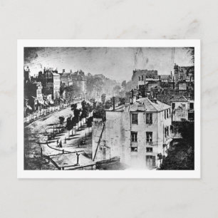 Boulevard du Temple Paris Frankreich 1838 Postkarte