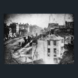 Boulevard du Temple Poster<br><div class="desc">Von Louis Daguerre. Eines der frühesten Fotografien.</div>