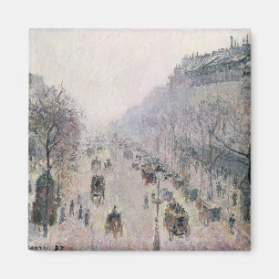 Boulevard Montmartre, 1897 (Öl auf Leinwand) Magnet