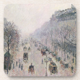 Boulevard Montmartre, 1897 (Öl auf Leinwand) Untersetzer