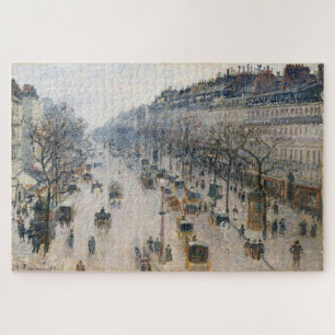 Boulevard Montmartre an der Wintervormitte - Pissa Puzzle