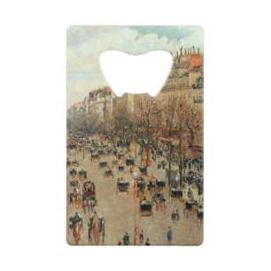 Boulevard Montmartre-Eremitage Camille Pissarro Geldbeutel Flaschenöffner