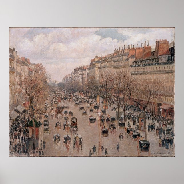 Boulevard Montmartre Poster (Vorne)