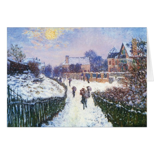 Boulevard Saint Denis Argenteuil von Claude Monet (Vorderseite (Horizontal))