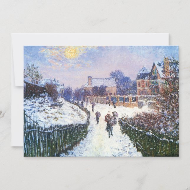 Boulevard Saint Denis Argenteuil von Claude Monet (Vorderseite)