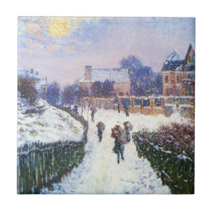 Boulevard Saint Denis Argenteuil von Claude Monet Fliese