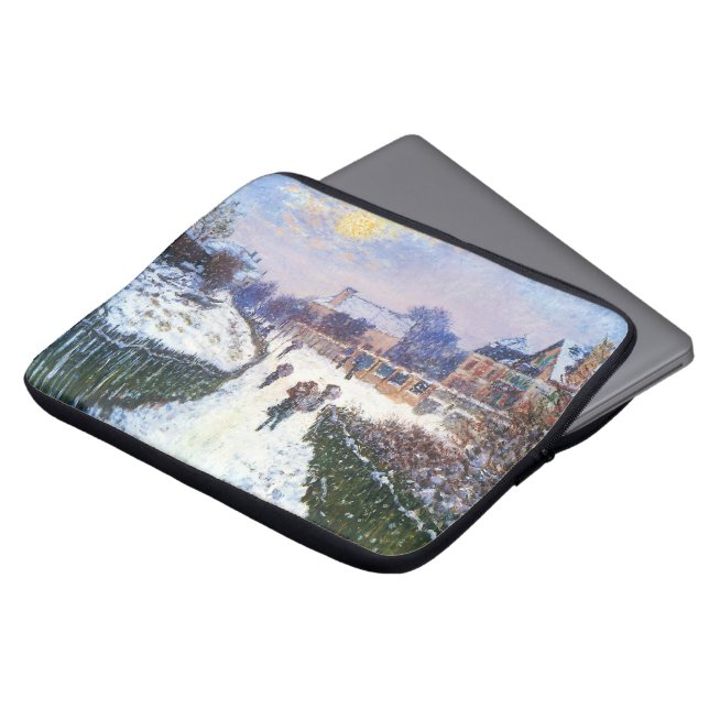 Boulevard Saint Denis Argenteuil von Claude Monet Laptopschutzhülle (Vorne Oben)