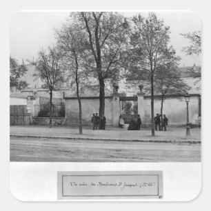Boulevard Saint-Jacques Quadratischer Aufkleber