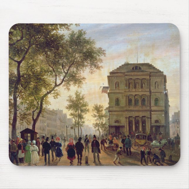 Boulevard St Martin und das Theaterde Mousepad (Vorne)