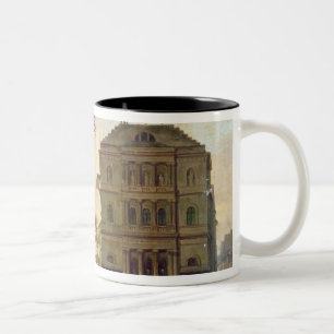 Boulevard St Martin und das Theaterde Zweifarbige Tasse