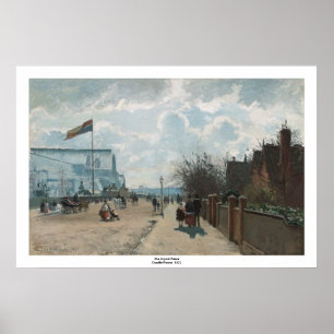 Boulevarde Montmartre in Night ~ Camille Pissarro Poster