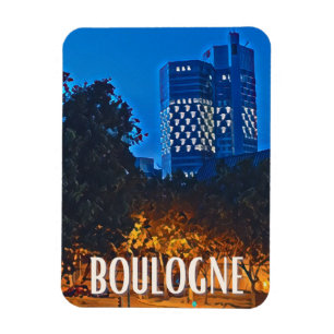 Boulogne Foto Vintage Magnet