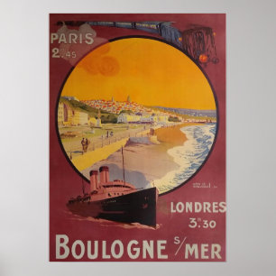 BOULOGNE SUR MER POSTER
