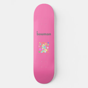 Bouman167-Sorte Regenbogen#7 Skateboard