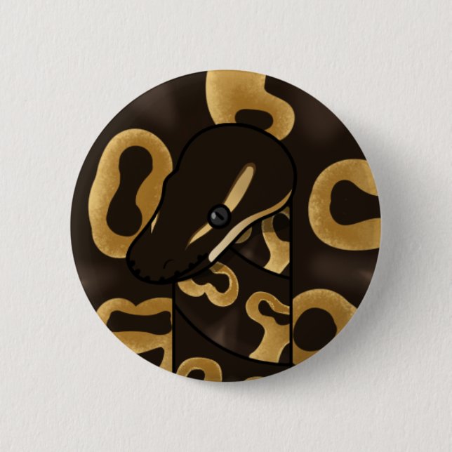 Bouman388 Ball Python Black-Lace Button (Vorderseite)