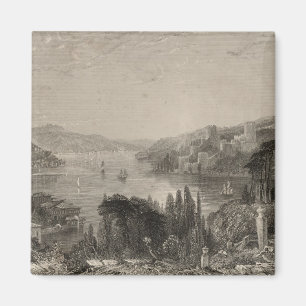 Boumeli Hissar oder das Schloss von Europa Magnet