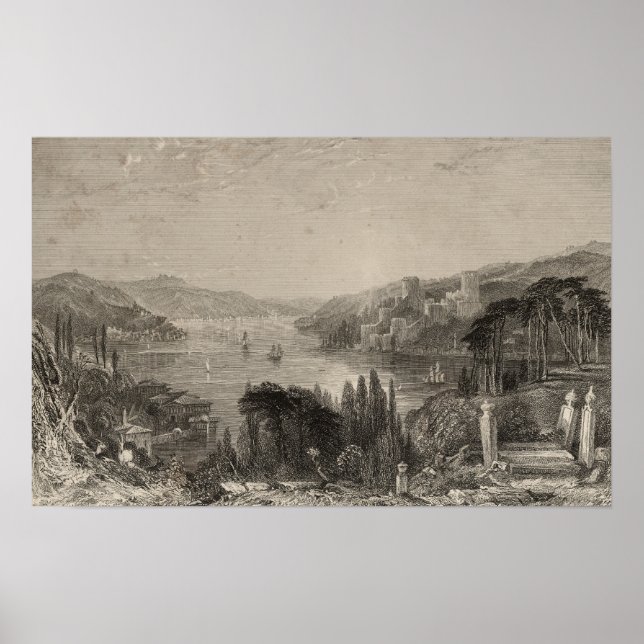 Boumeli Hissar oder das Schloss von Europa Poster (Vorne)