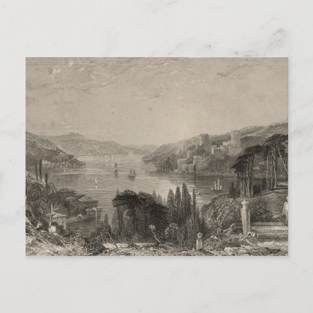 Boumeli Hissar oder das Schloss von Europa Postkarte (Vorderseite)