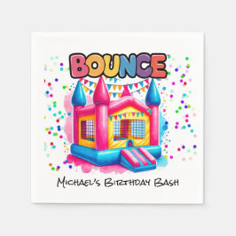 Bounce House Birthday Bash Serviette