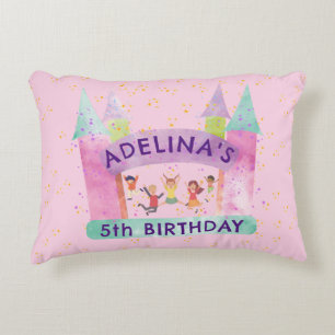 Bounce House Jump Play Gymnastik Kindergeburtstag Dekokissen