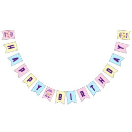 Bounce House Jump Play Gymnastik Kindergeburtstag Wimpelkette