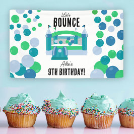 Bounce House Jumping Castle Boys Geburtstagsparty Banner